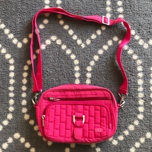 (Lug) Pink Crossbody Purse EUC!
